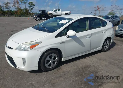 2012 Toyota Prius Three from USA, damaged, VIN JTDKN3DU6C5501071